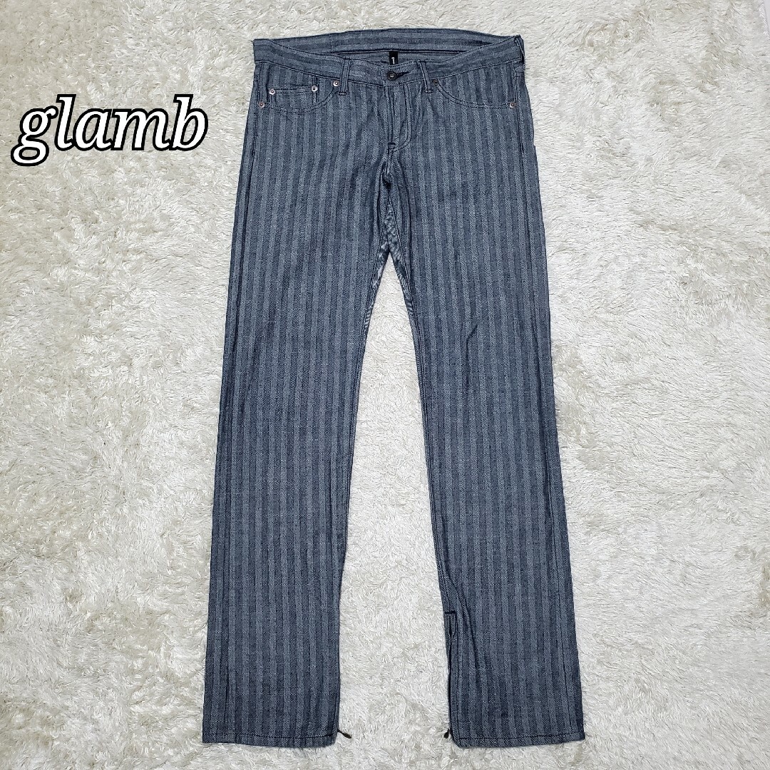 glamb - 美品・希少✨グラム glamb ペイントデニム ヘリンボーン glamb - 美品・希少✨グラム glamb ペイントデニム ヘリンボーン