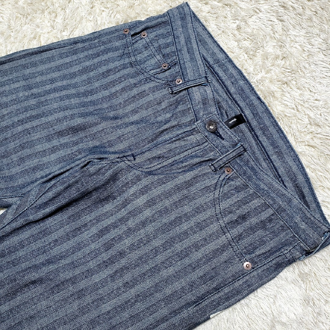 glamb - 美品・希少✨グラム glamb ペイントデニム ヘリンボーン glamb - 美品・希少✨グラム glamb ペイントデニム ヘリンボーン