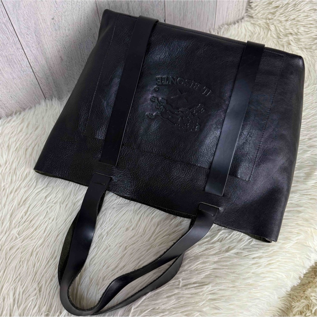 IL BISONTE - 美品♡A4可♡デカロゴ♡IL BISONTE イルビゾンテ IL BISONTE - 美品♡A4可♡デカロゴ♡IL BISONTE イルビゾンテ