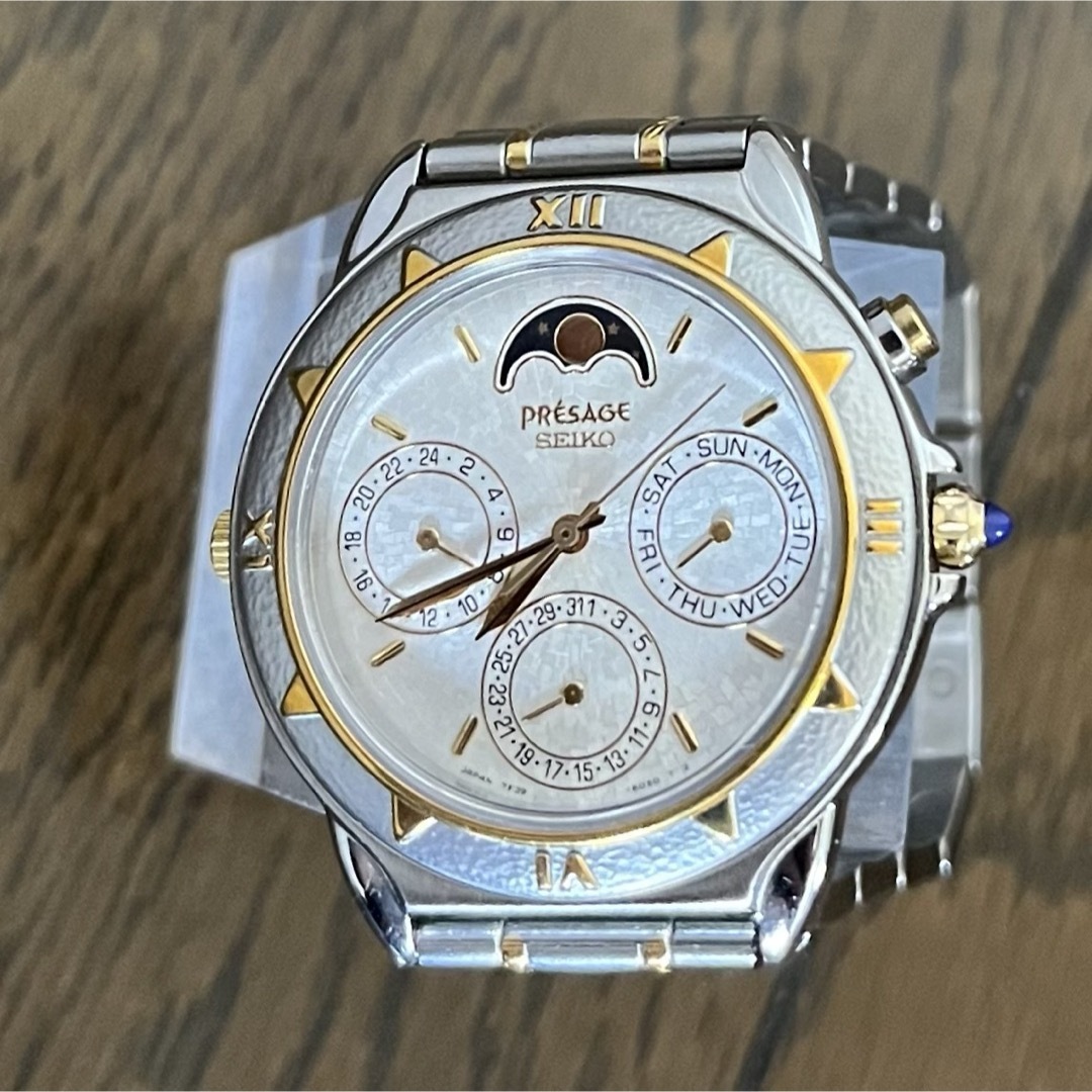 SEIKO - 希少 SEIKO PRESAGE セイコー プレサージュ ムーン SEIKO - 希少 SEIKO PRESAGE セイコー プレサージュ ムーン