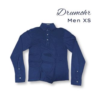 Drumohr - Drumohr ドルモア 長袖 ポロシャツ size XS ネイビー Drumohr - Drumohr ドルモア 長袖 ポロシャツ size XS ネイビー