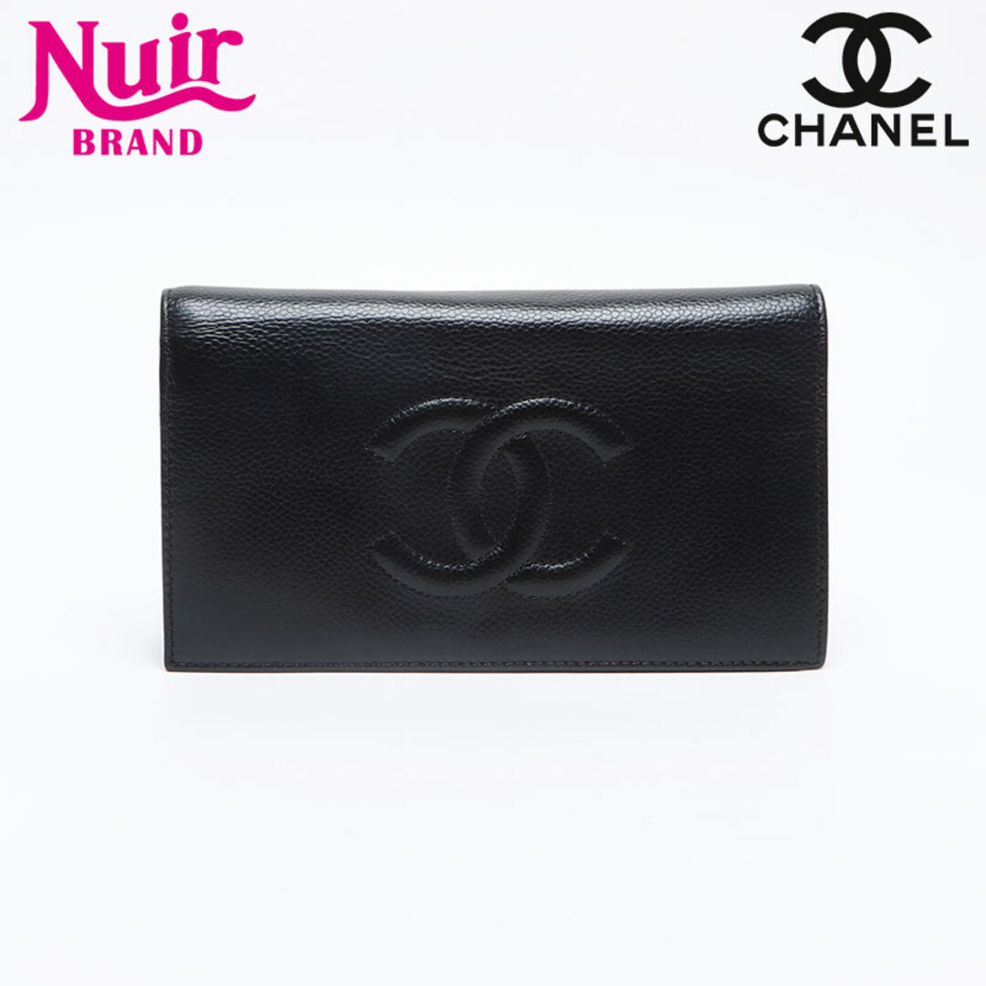 CHANEL - シャネル CHANEL ココマーク キャビアスキン レザー CHANEL - シャネル CHANEL ココマーク キャビアスキン レザー
