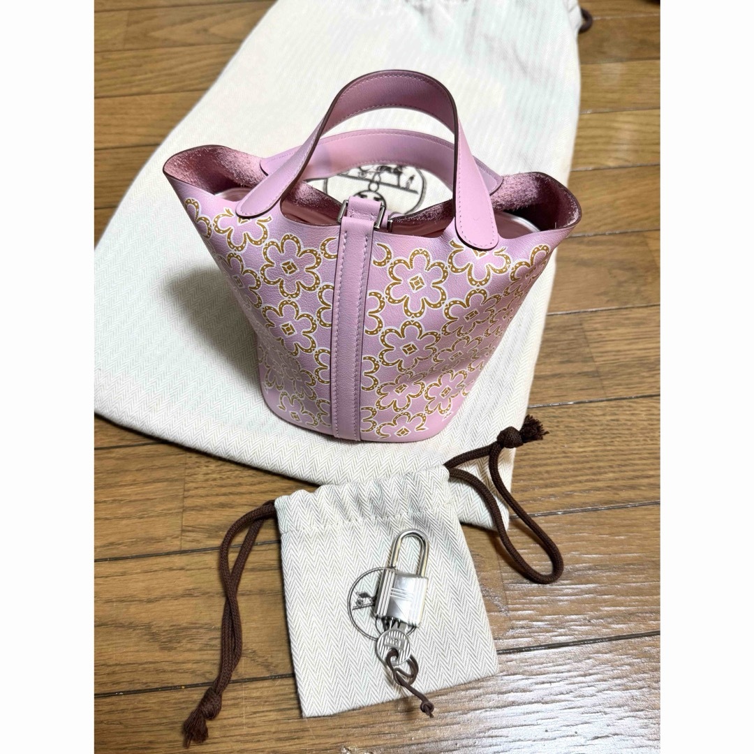 エルメス マイクロピコタン 14cm ラッキーデイジー モーヴ HERMES - エルメス マイクロピコタン 14cm ラッキーデイジー