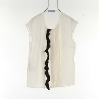 PRADA - プラダ ポプリン シャツ カフス ホワイト 36 P421G S231 PRADA - プラダ ポプリン シャツ カフス ホワイト 36 P421G S231