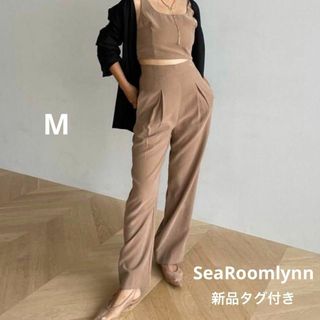 SeaRoomlynn - ウエストギャザーcanvasタックパンツ Mの通販 by SeaRoomlynn - ウエストギャザーcanvasタックパンツ Mの通販 by