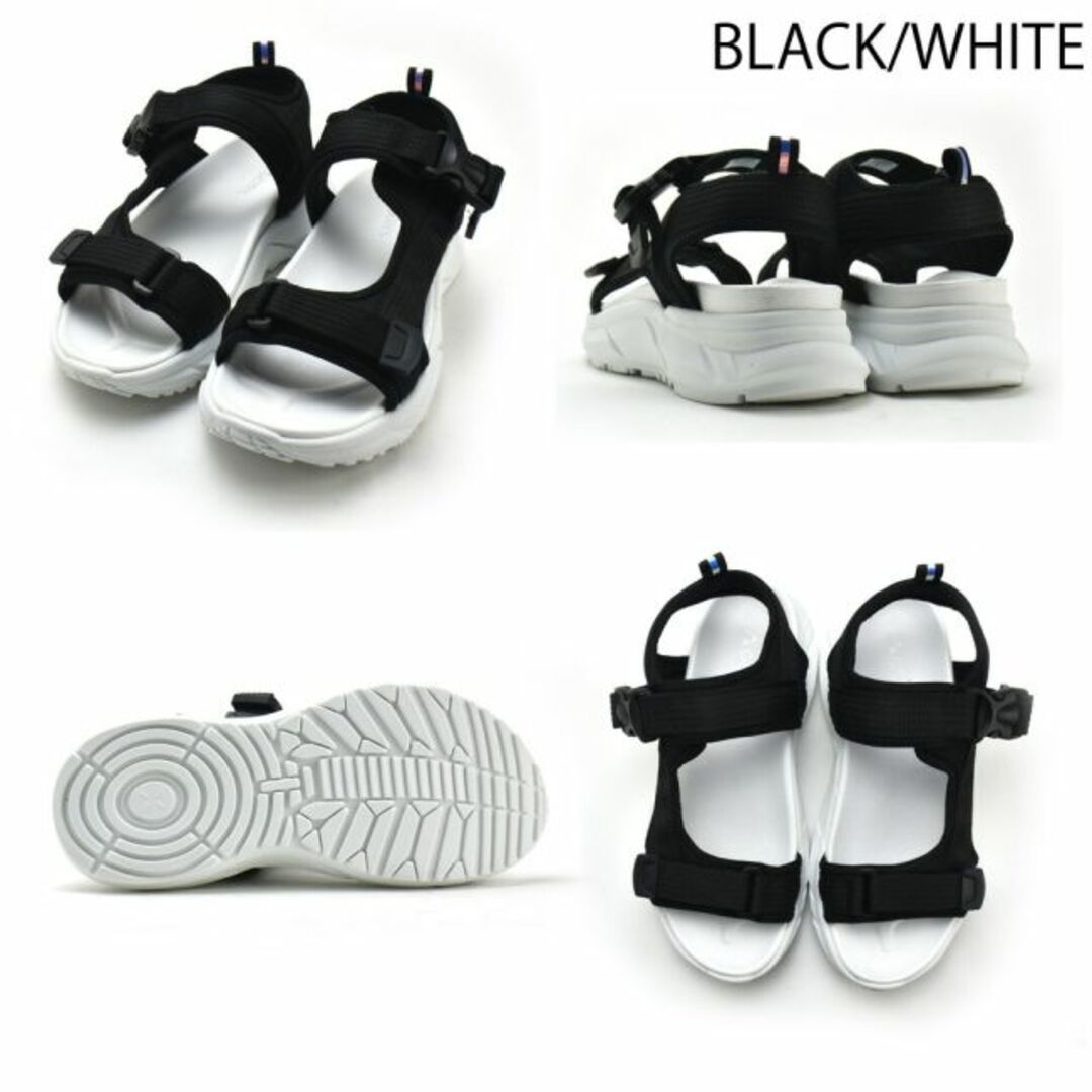BLACK/WHITE】ジェリー サンダル メンズ スポーツサンダル BLACK/WHITE】ジェリー サンダル メンズ スポーツサンダル