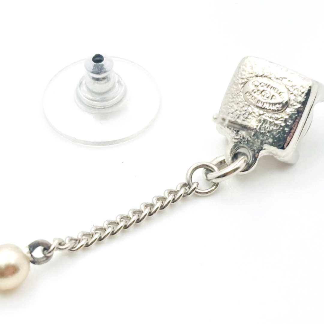 CHANEL - CHANEL シャネル チェーンピアス ラインストーン CHANEL - CHANEL シャネル チェーンピアス ラインストーン