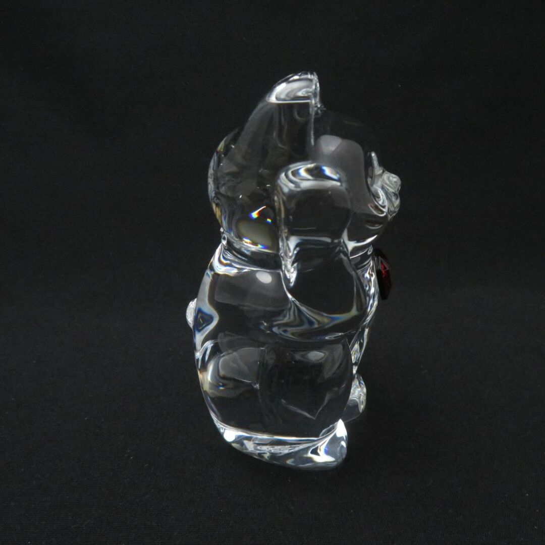 Baccarat - 美品 Baccarat バカラ ラッキーキャット レッド Baccarat - 美品 Baccarat バカラ ラッキーキャット レッド
