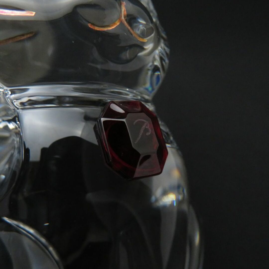 Baccarat - 美品 Baccarat バカラ ラッキーキャット レッド Baccarat - 美品 Baccarat バカラ ラッキーキャット レッド