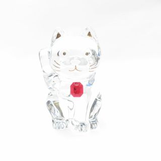 Baccarat - 美品 Baccarat バカラ ラッキーキャット レッド Baccarat - 美品 Baccarat バカラ ラッキーキャット レッド