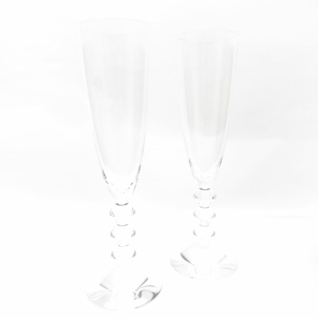 Baccarat - 美品 Baccarat バカラ ベガ シャンパングラス 2客 Baccarat - 美品 Baccarat バカラ ベガ シャンパングラス 2客