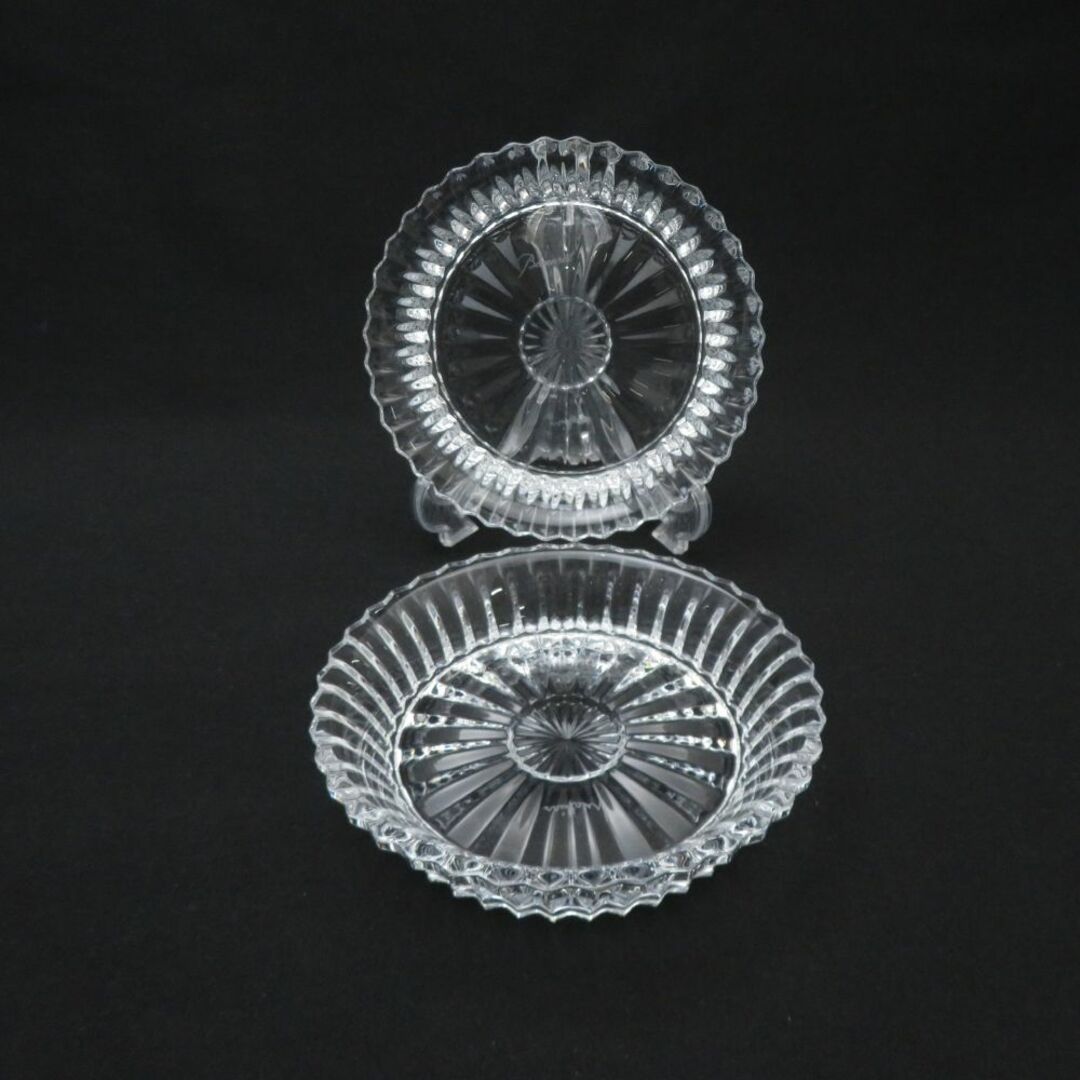 Baccarat - 美品 Baccarat バカラ ミルニュイ ディッシュ 2枚 Baccarat - 美品 Baccarat バカラ ミルニュイ ディッシュ 2枚