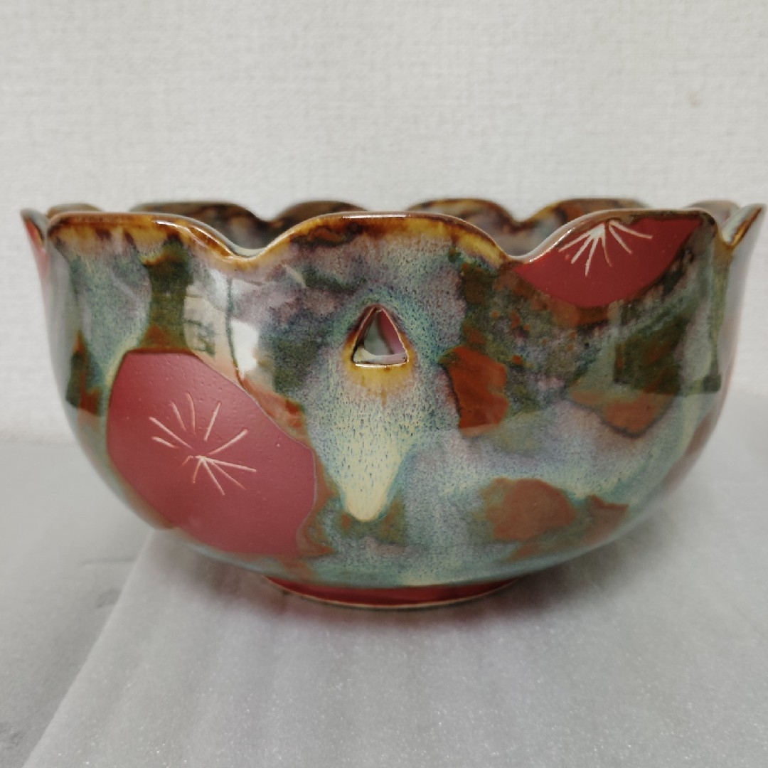 美濃焼 - 菓子鉢 美濃焼 新品 未使用 深鉢 器 陶器 箱付 レトロ 美濃焼 - 菓子鉢 美濃焼 新品 未使用 深鉢 器 陶器 箱付 レトロ