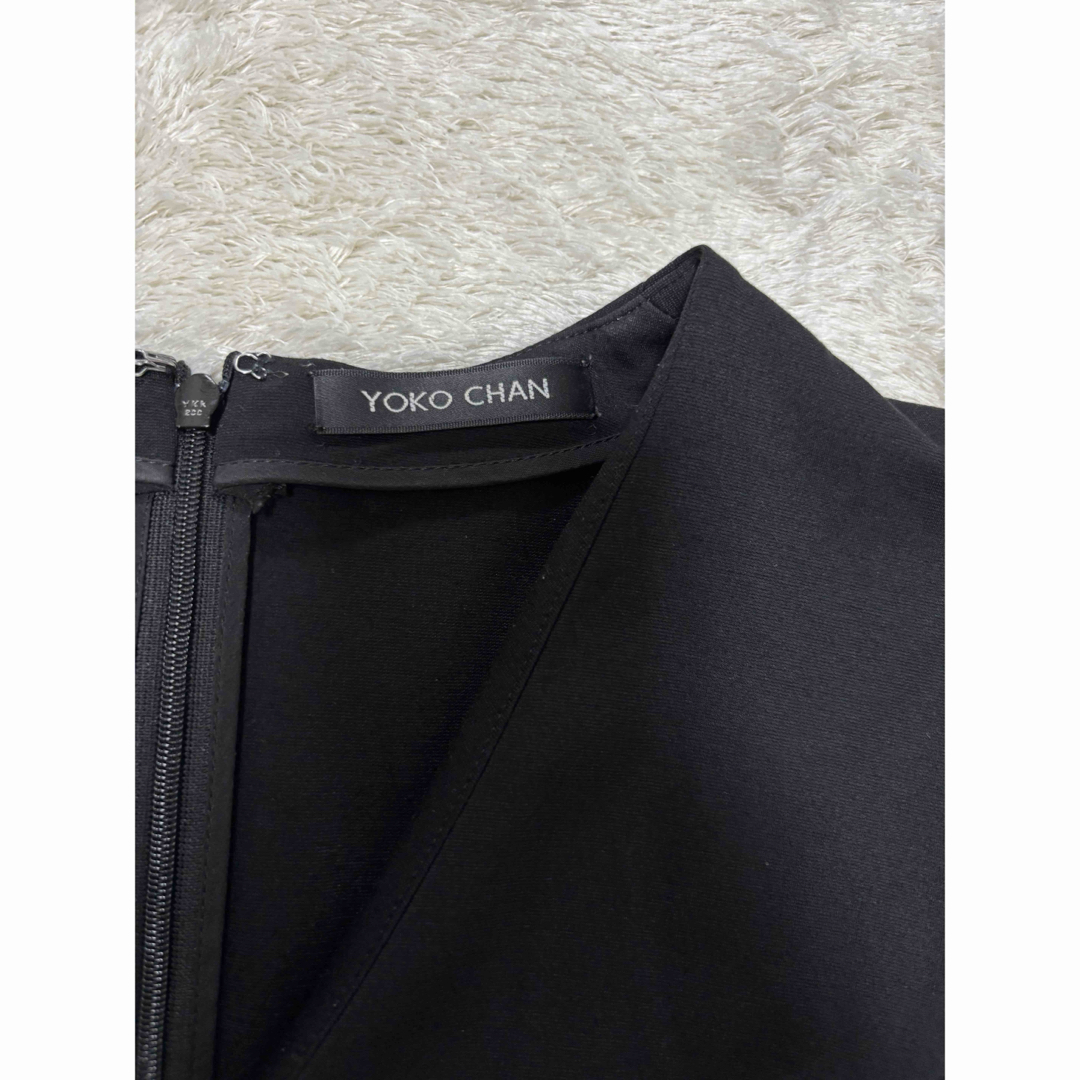 YOKO CHAN - 美品✨️ ヨーコチャン ノースリーブ ワンピース 黒 YOKO CHAN - 美品✨️ ヨーコチャン ノースリーブ ワンピース 黒