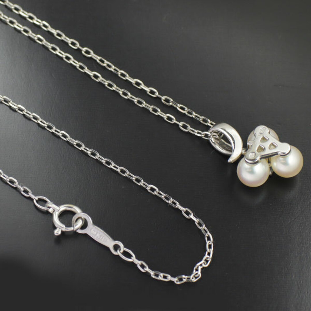 MIKIMOTO - ミキモト K18WG アコヤ 真珠/パール ダイヤモンド MIKIMOTO - ミキモト K18WG アコヤ 真珠/パール ダイヤモンド