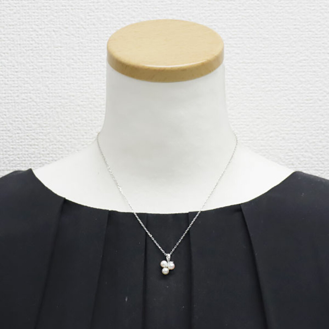 MIKIMOTO - ミキモト K18WG アコヤ 真珠/パール ダイヤモンド MIKIMOTO - ミキモト K18WG アコヤ 真珠/パール ダイヤモンド