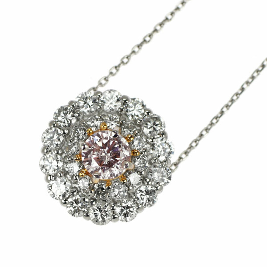 Pt 天然ピンクダイヤモンド ペンダントネックレス 0.210ct D0 Pt 天然ピンクダイヤモンド ペンダントネックレス 0.210ct D0