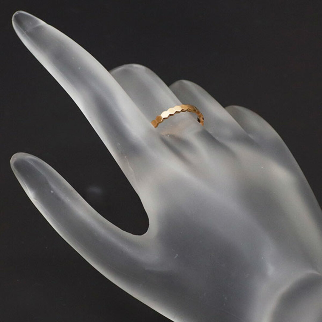 CHAUMET - ショーメ K18PG リング ビーマイラブ ハニカム 53号の CHAUMET - ショーメ K18PG リング ビーマイラブ ハニカム 53号の