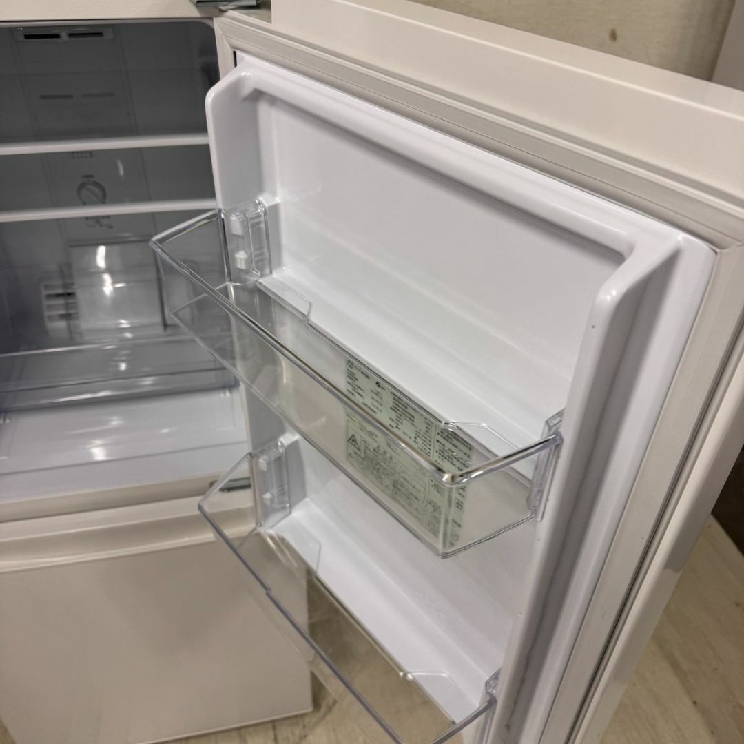 MUJI (無印良品) - 23307 一人暮らし2D冷蔵庫 無印良品 2021年製 MUJI (無印良品) - 23307 一人暮らし2D冷蔵庫 無印良品 2021年製