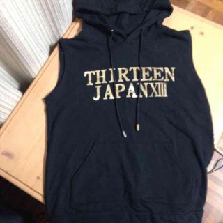 サーティンジャパン(THIRTEEN JAPAN)のTHIRTEEN JAPAN♡ノースリーブパーカー(パーカー)