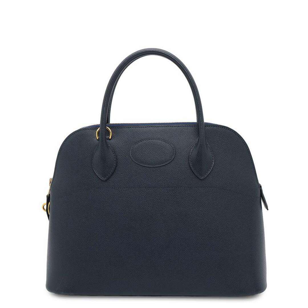 HERMES - エルメス ハンドバッグ ボリード31 ネイビー/ゴールド HERMES - エルメス ハンドバッグ ボリード31 ネイビー/ゴールド