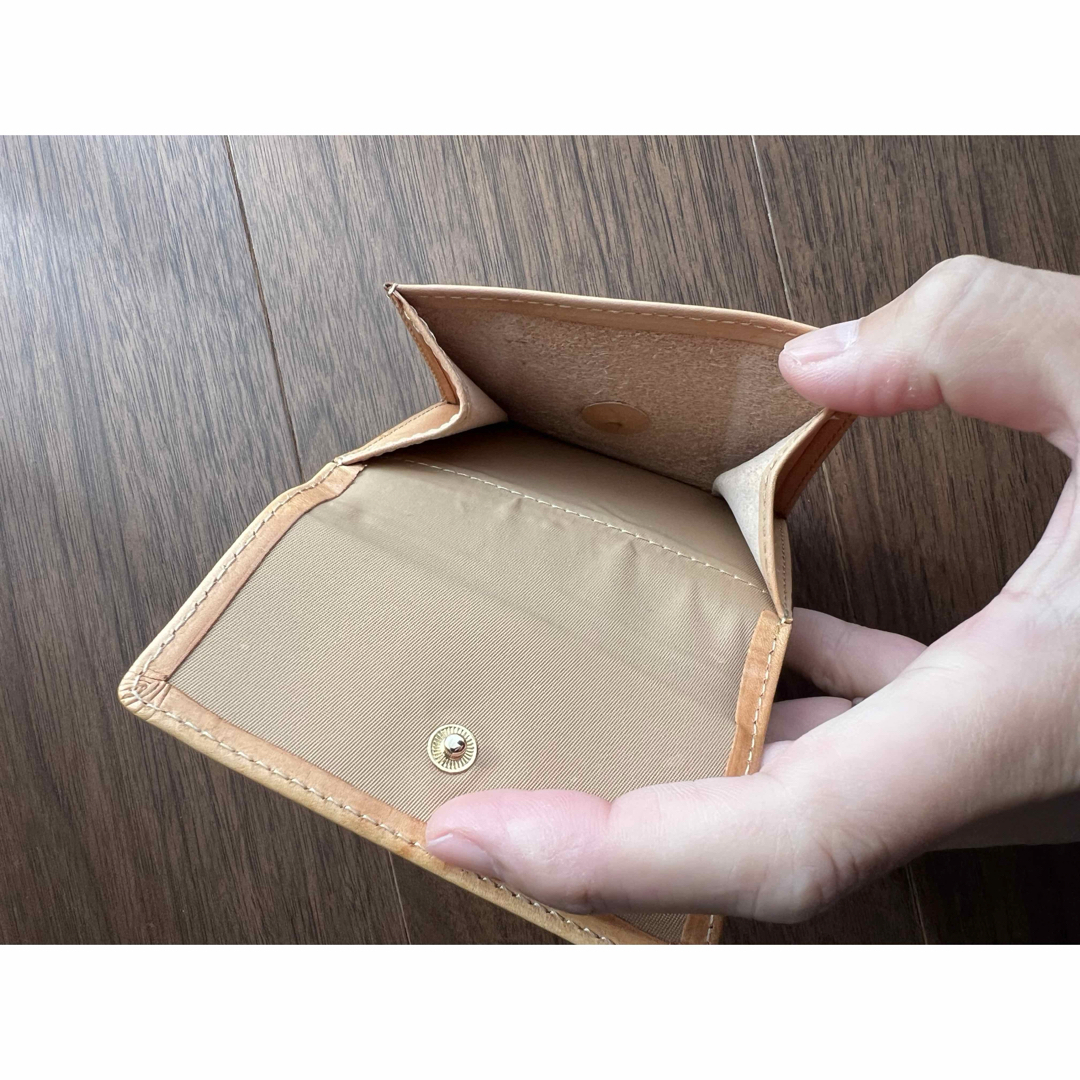 MUJI (無印良品) - 無印良品 コンパクト三つ折り財布 ナチュラル MUJI (無印良品) - 無印良品 コンパクト三つ折り財布 ナチュラル
