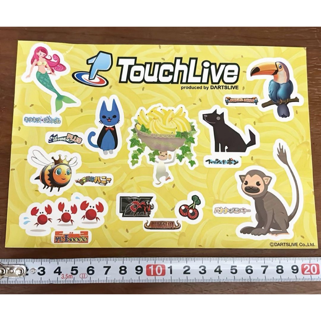非売品 激レア!ダーツライブ Touchライブ 廃盤 シール 非売品 激レア!ダーツライブ Touchライブ 廃盤 シール