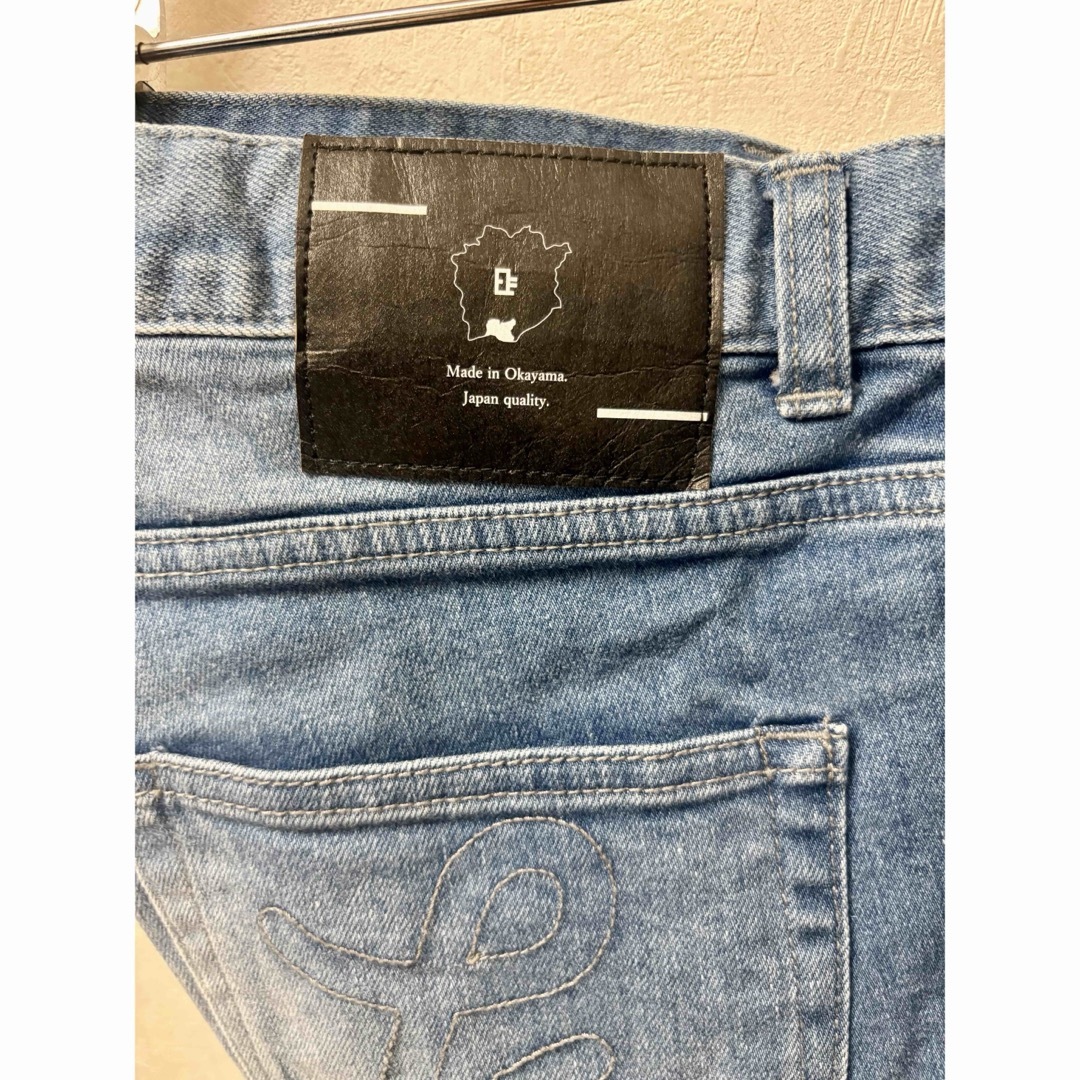 美品!】EUROKENVY ユーロケンビー デニムスラックス デニム L 美品!】EUROKENVY ユーロケンビー デニムスラックス デニム L