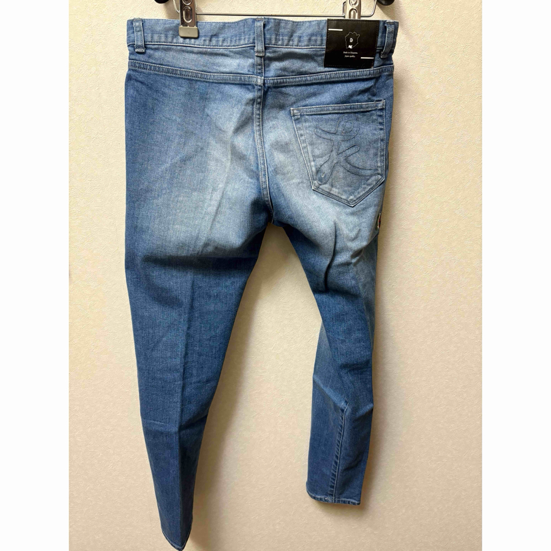 美品!】EUROKENVY ユーロケンビー デニムスラックス デニム L 美品!】EUROKENVY ユーロケンビー デニムスラックス デニム L