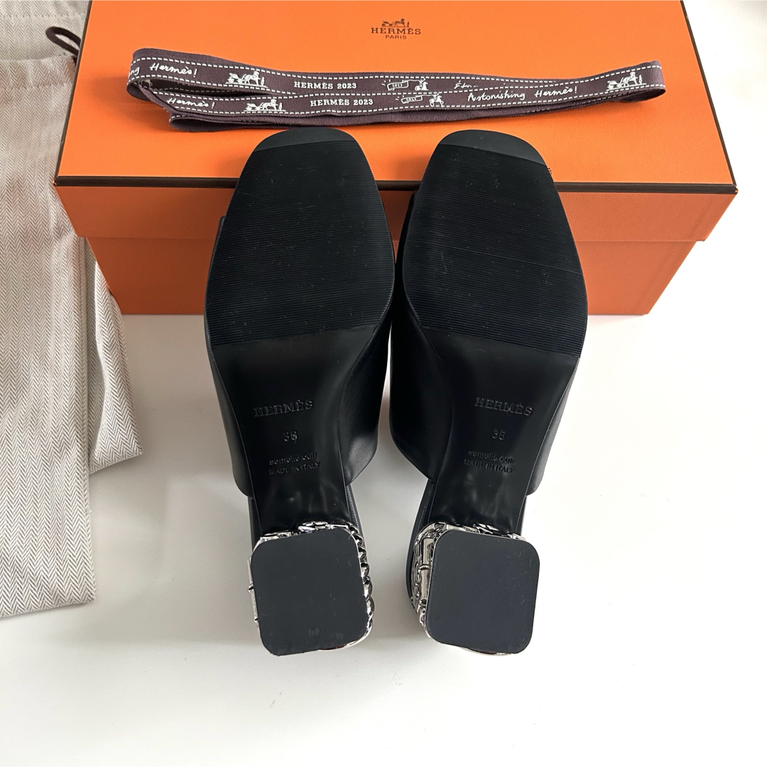 HERMES - 未使用品エルメスHERMES シェーヌダンクル サンダル HERMES - 未使用品エルメスHERMES シェーヌダンクル サンダル