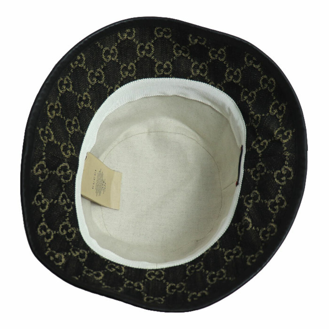 GUCCI - GUCCI グッチ バケットハット ハット ブラック 576371 GUCCI - GUCCI グッチ バケットハット ハット ブラック 576371