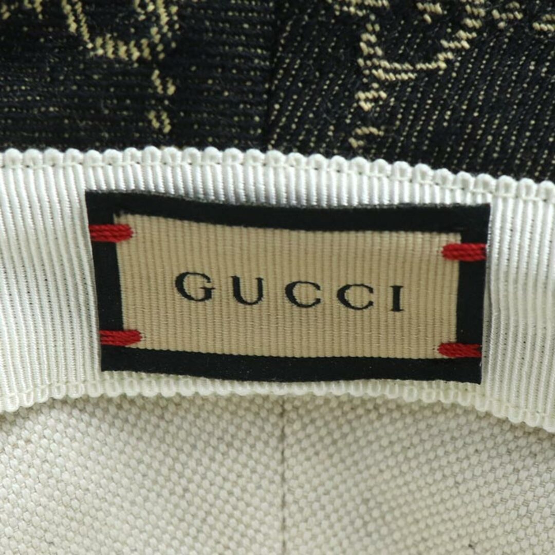 GUCCI - GUCCI グッチ バケットハット ハット ブラック 576371 GUCCI - GUCCI グッチ バケットハット ハット ブラック 576371