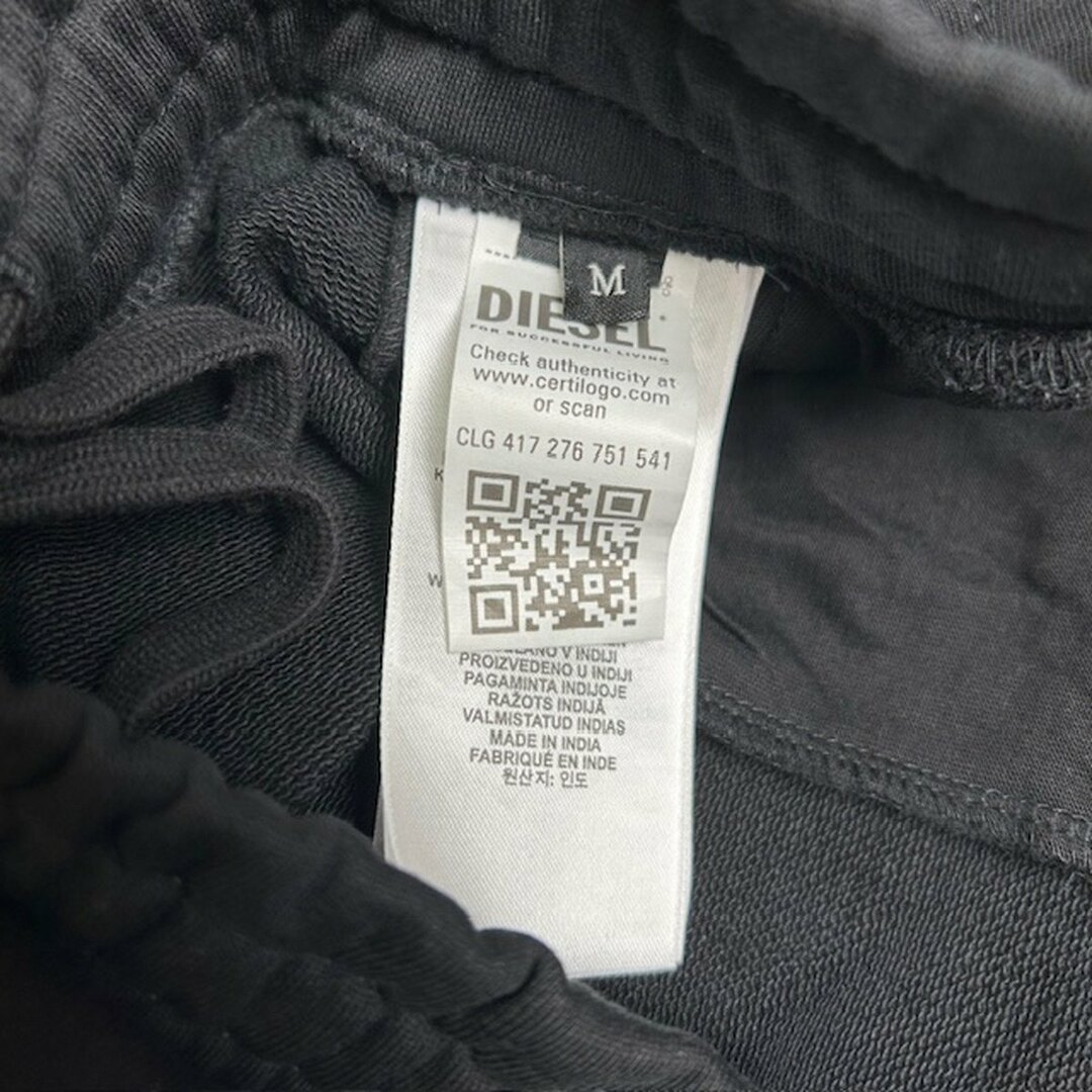 DIESEL - DIESEL ディーゼル p-crow-bleach スウェットショート DIESEL - DIESEL ディーゼル p-crow-bleach スウェットショート