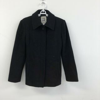 【MICHEL KLEIN】ミッシェルクラン　黒　40　アウター　ジャケット　コート　無地　シンプル(その他)