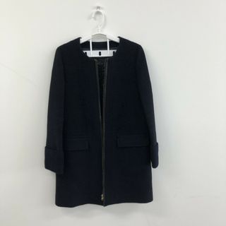 【Droite lautreamont】ドロワットロートレアモン　紺　3　ステンカラーコート　ロングコート　無地　シンプル(その他)