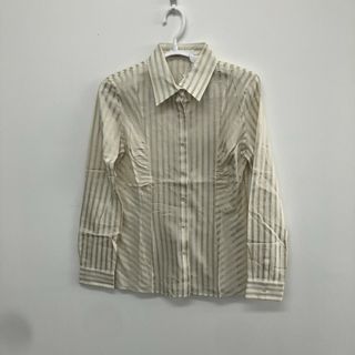 ANAYI - アナイ 21SS シアー ジョーゼット シャーリングブラウス