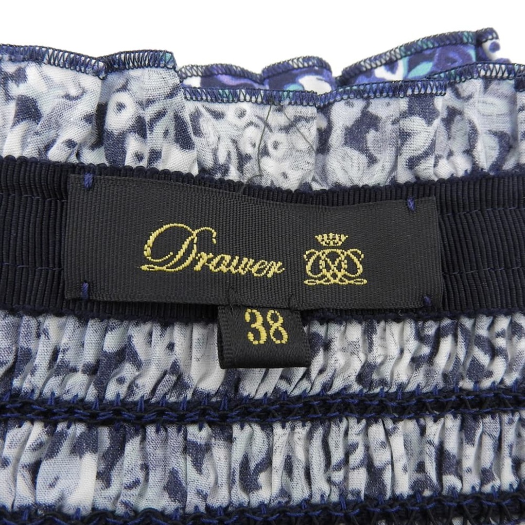 Drawer - ドゥロワー 美品 Drawer ドゥロワー コットン シルク Drawer - ドゥロワー 美品 Drawer ドゥロワー コットン シルク