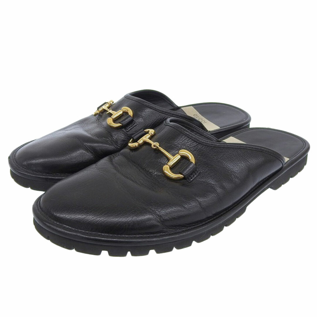 GUCCI - グッチ GUCCI グッチ レザー ホースビット サンダル GUCCI - グッチ GUCCI グッチ レザー ホースビット サンダル