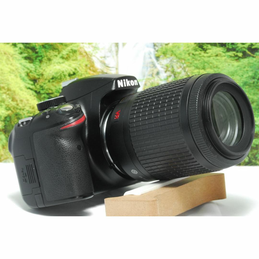 ✨便利な望遠レンズセット✨Nikon D3200✨軽量✨高性能✨フルHD