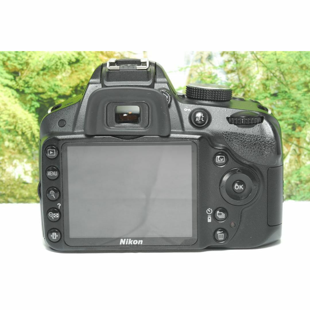 ✨便利な望遠レンズセット✨Nikon D3200✨軽量✨高性能✨フルHD