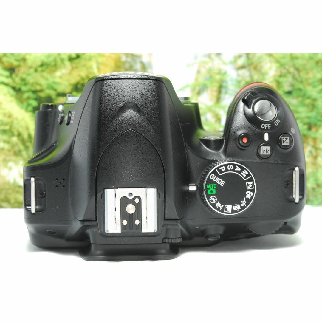 ✨便利な望遠レンズセット✨Nikon D3200✨軽量✨高性能✨フルHD