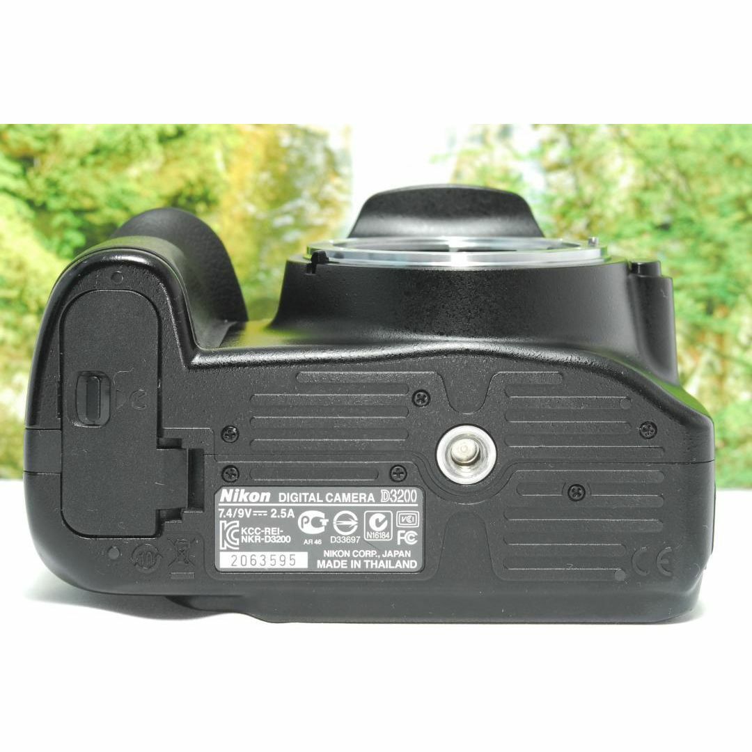 ✨便利な望遠レンズセット✨Nikon D3200✨軽量✨高性能✨フルHD