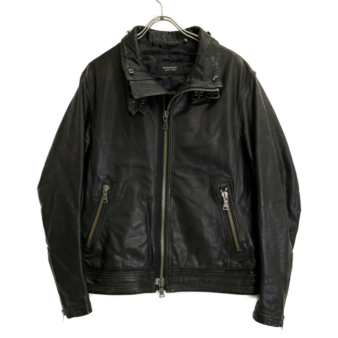 BURBERRY BLACK LABEL - バーバリーブラックレーベル ブラック ファー BURBERRY BLACK LABEL - バーバリーブラックレーベル ブラック ファー