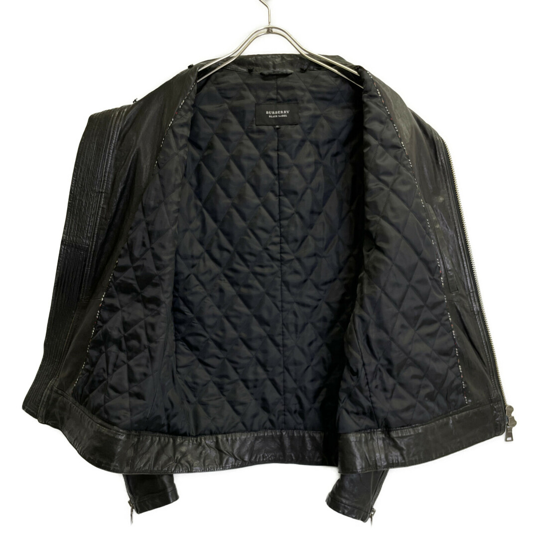 BURBERRY BLACK LABEL - バーバリーブラックレーベル ブラック ファー BURBERRY BLACK LABEL - バーバリーブラックレーベル ブラック ファー
