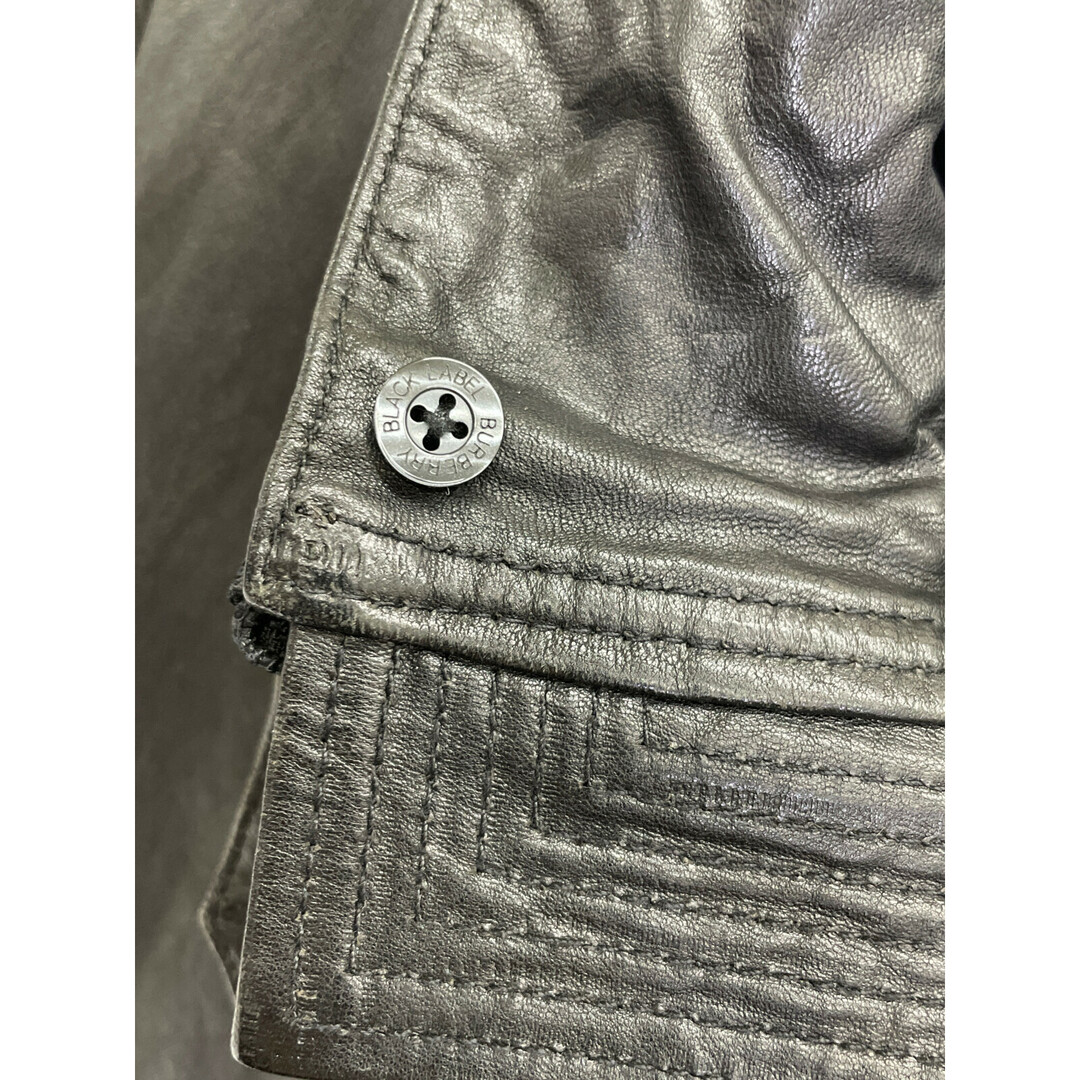 BURBERRY BLACK LABEL - バーバリーブラックレーベル ブラック ファー BURBERRY BLACK LABEL - バーバリーブラックレーベル ブラック ファー