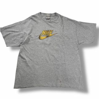 NIKE - 00s y2k ナイキ ビッグスウォッシュ スウォッシュロゴ T NIKE - 00s y2k ナイキ ビッグスウォッシュ スウォッシュロゴ T