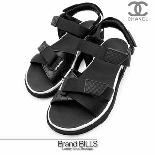 CHANEL - 未使用品 シャネル マトラッセ サンダル ココマーク CHANEL - 未使用品 シャネル マトラッセ サンダル ココマーク