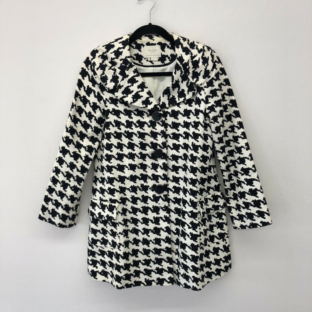 kate spade NEW YORK - 【kate spade】ケイトスペード ピーコート コート 千鳥柄コート XS