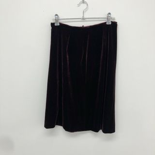 アリスバーリー(Aylesbury)の【Aylesbury】アリスバーリー  茶色　エンジ　スカート　レディース　Mサイズ(その他)