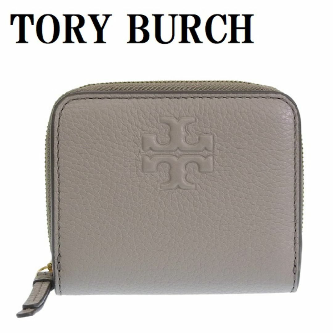 Tory Burch - トリーバーチ 146463 082 二つ折り 財布 グレー の Tory Burch - トリーバーチ 146463 082 二つ折り 財布 グレー の